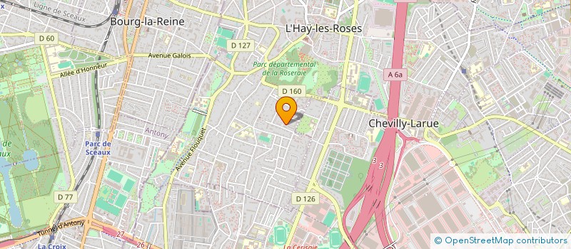 localisation de l'entreprise MONSIEUR ARTHUR CATTAN  L'HAY-LES-ROSES