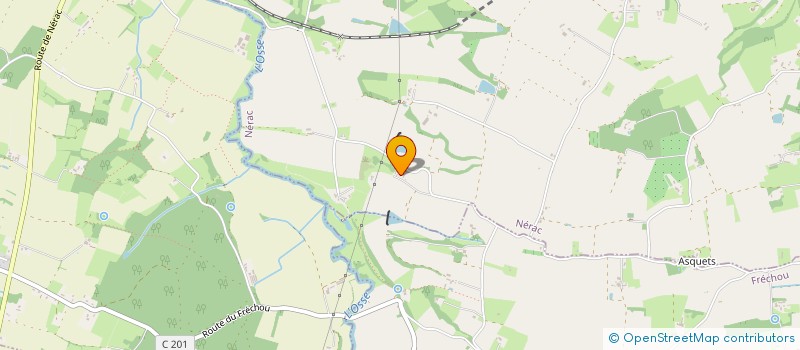 localisation de l'entreprise MONSIEUR ARTHUR CAVAGNE--SAUBESTY  NERAC