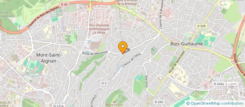 localisation de l'entreprise MONSIEUR ARTHUR CERDAN à BOIS-GUILLAUME