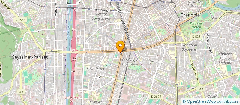 localisation de l'entreprise MONSIEUR ARTHUR CHABERT à GRENOBLE