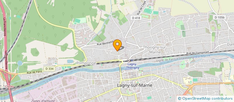 localisation de l'entreprise MONSIEUR ARTHUR CHAIN  POMPONNE