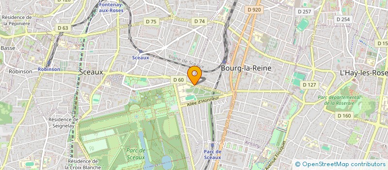 localisation de l'entreprise MONSIEUR ARTHUR CHALANCON à SCEAUX