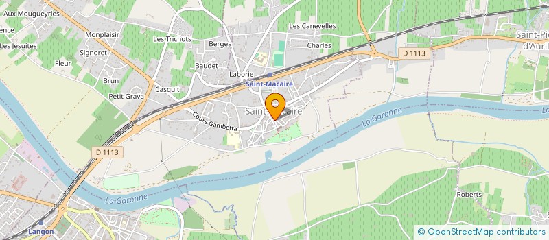 localisation de l'entreprise MONSIEUR ARTHUR CHANTELOUBE à SAINT-MACAIRE