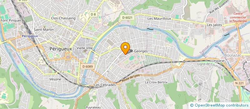 localisation de l'entreprise MONSIEUR ARTHUR CHAUDET  PERIGUEUX