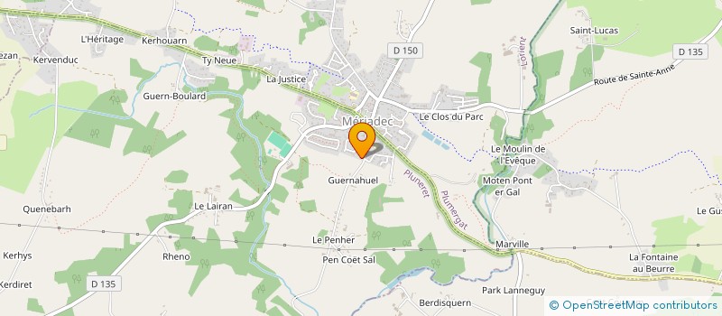 localisation de l'entreprise MONSIEUR ARTHUR CHAUVET  PLOUGOUMELEN