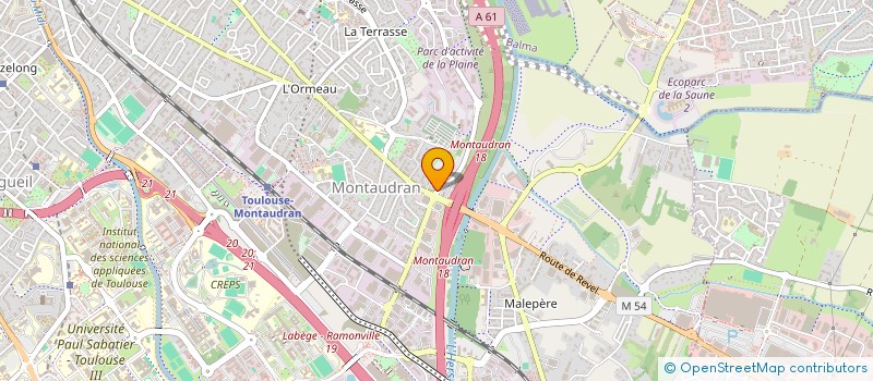 localisation de l'entreprise MONSIEUR ARTHUR CHAUVINEAU à TOULOUSE