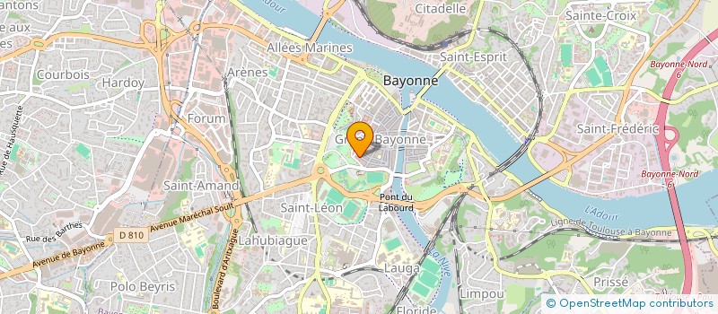 localisation de l'entreprise MONSIEUR ARTHUR CHEROND à BAYONNE