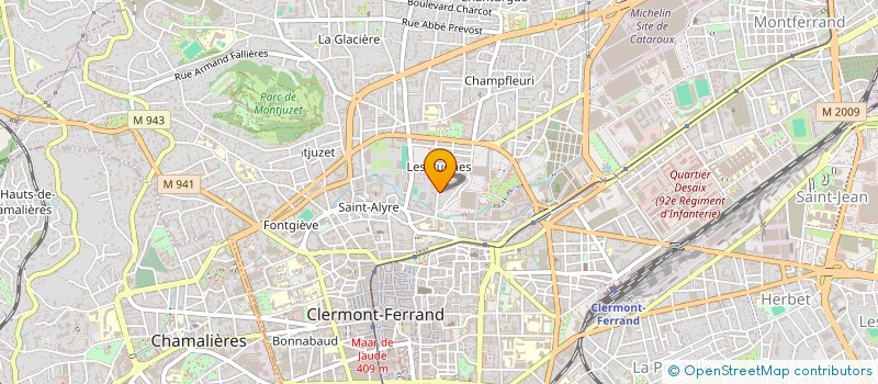 localisation de l'entreprise MONSIEUR ARTHUR CHEVRIER  CLERMONT-FERRAND