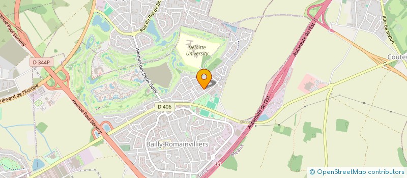 localisation de l'entreprise MONSIEUR ARTHUR COLLIN  BAILLY-ROMAINVILLIERS