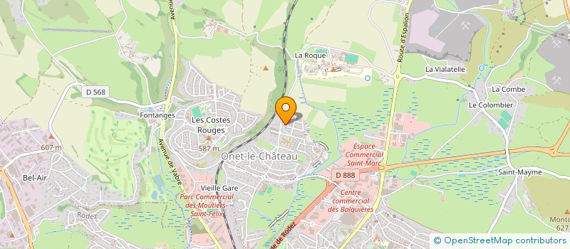 localisation de l'entreprise MONSIEUR ARTHUR COSTES  ONET-LE-CHATEAU