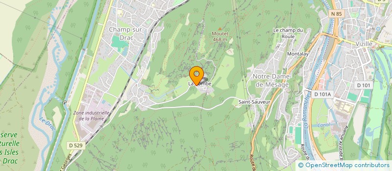 localisation de l'entreprise MONSIEUR ARTHUR COTE  CHAMP-SUR-DRAC