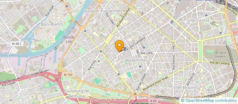 localisation de l'entreprise MONSIEUR ARTHUR COURQUEUX à LILLE