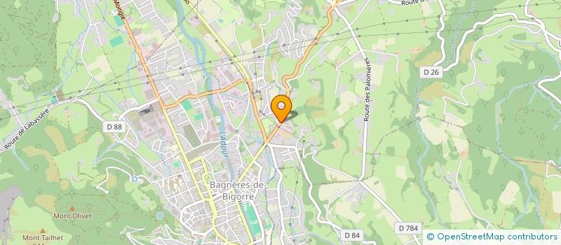 localisation de l'entreprise MONSIEUR ARTHUR COURTECUISSE  BAGNERES-DE-BIGORRE