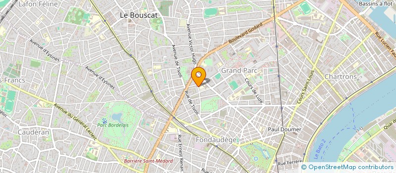 localisation de l'entreprise MONSIEUR ARTHUR CRUZ  BORDEAUX