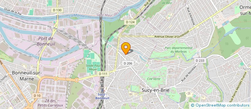 localisation de l'entreprise MONSIEUR ARTHUR DABERTRAND  SUCY-EN-BRIE