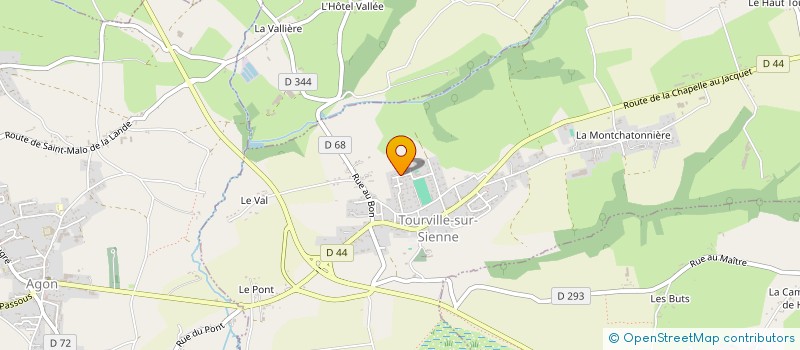 localisation de l'entreprise MONSIEUR ARTHUR DAIGREMONT  TOURVILLE-SUR-SIENNE