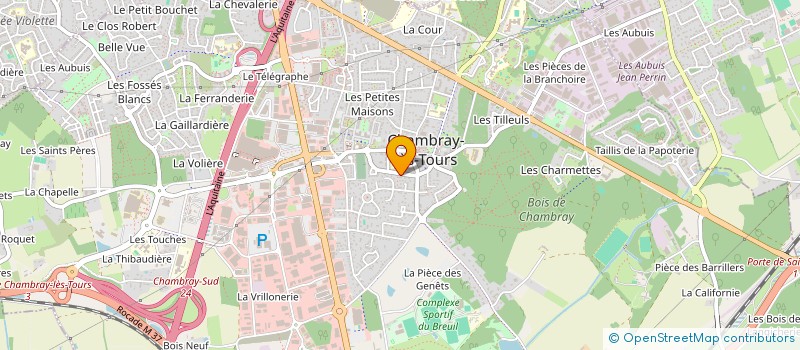 localisation de l'entreprise MONSIEUR ARTHUR DAMAS  CHAMBRAY-LES-TOURS