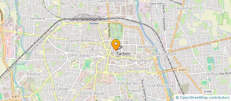 localisation de l'entreprise MONSIEUR ARTHUR DANGLADE  TARBES