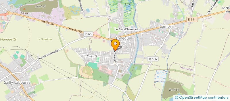 localisation de l'entreprise MONSIEUR ARTHUR DANJOU  ANNEQUIN