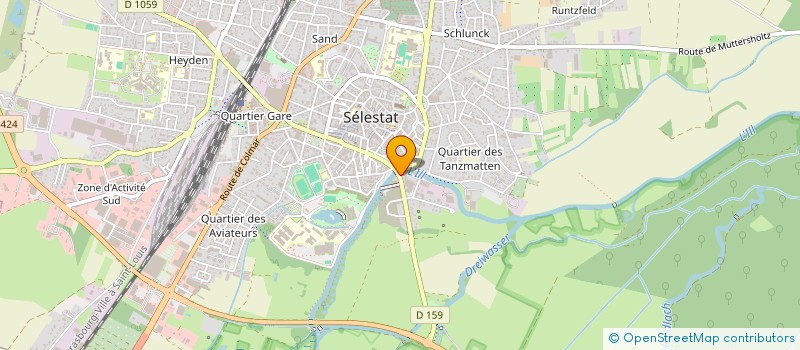 localisation de l'entreprise MONSIEUR ARTHUR DE BREM  SELESTAT