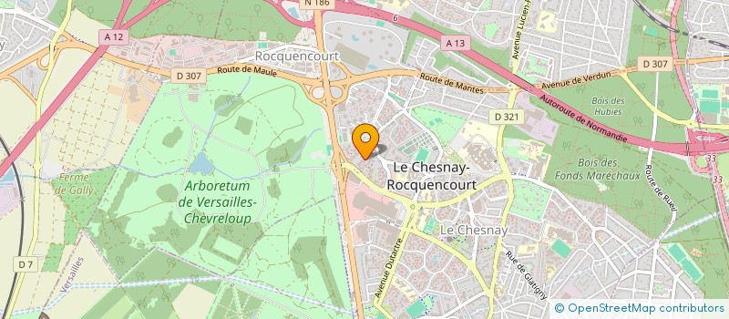 localisation de l'entreprise MONSIEUR ARTHUR DE LA TULLAYE à LE CHESNAY-ROCQUENCOURT