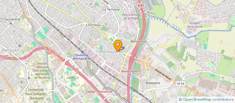 localisation de l'entreprise MONSIEUR ARTHUR DE LAUBIER à TOULOUSE