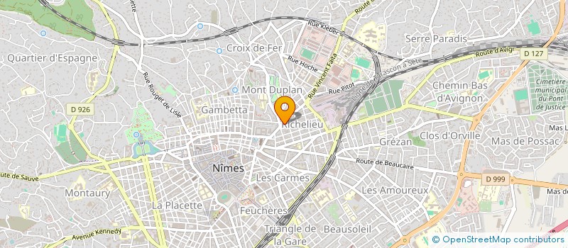 localisation de l'entreprise MONSIEUR ARTHUR DE MACEDO  NIMES