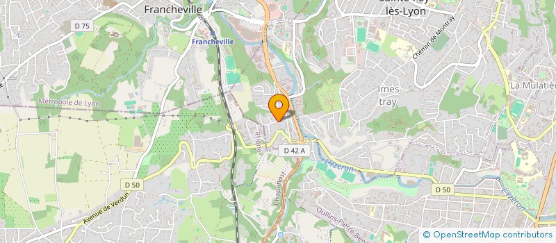 localisation de l'entreprise MONSIEUR ARTHUR DEBATISSE  SAINTE-FOY-LES-LYON