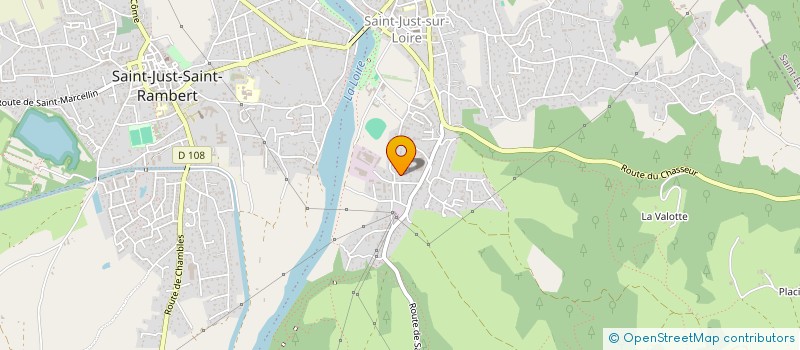 localisation de l'entreprise MONSIEUR ARTHUR DEBLONDE  SAINT-JUST-SAINT-RAMBERT