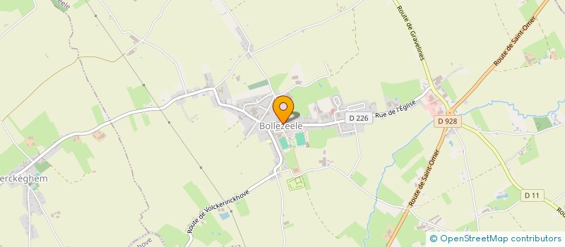 localisation de l'entreprise MONSIEUR ARTHUR DEHONDT  BOLLEZEELE