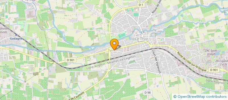 localisation de l'entreprise MONSIEUR ARTHUR DELANNEE  LE THOR