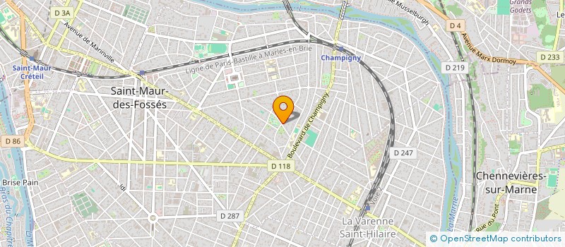 localisation de l'entreprise MONSIEUR ARTHUR DELAYRE à SAINT-MAUR-DES-FOSSES