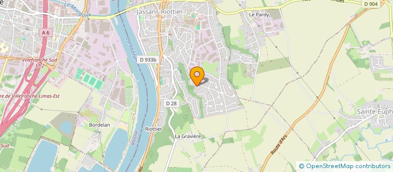 localisation de l'entreprise MONSIEUR ARTHUR DELBARRE  JASSANS-RIOTTIER