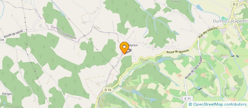 localisation de l'entreprise MONSIEUR ARTHUR DELESTRE  DURFORT-LACAPELETTE