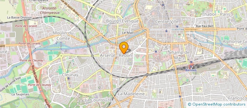 localisation de l'entreprise MONSIEUR ARTHUR DELOFFRE à RENNES