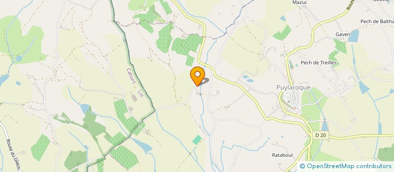 localisation de l'entreprise MONSIEUR ARTHUR DEMONTFAUCON  PUYLAROQUE