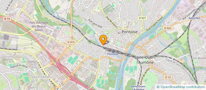 localisation de l'entreprise MONSIEUR ARTHUR DENONAIN  PONTOISE