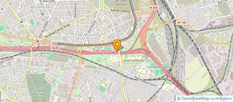 localisation de l'entreprise MONSIEUR ARTHUR DERRIER  LILLE