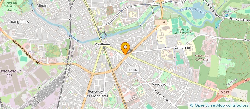 localisation de l'entreprise MONSIEUR ARTHUR DESCHAMPS  LE MANS