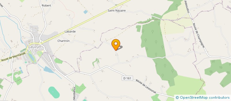 localisation de l'entreprise MONSIEUR ARTHUR DESCHAMPS  SAINT-COLOMB-DE-LAUZUN