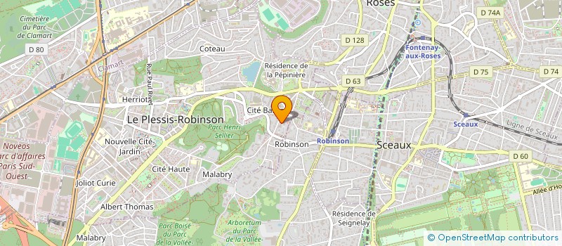 localisation de l'entreprise MONSIEUR ARTHUR DESMAISON  LE PLESSIS-ROBINSON