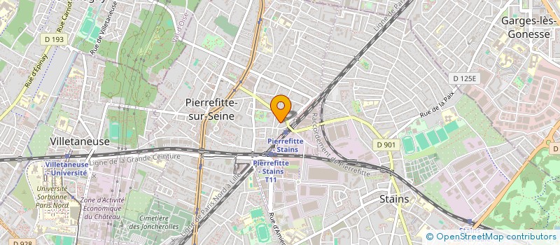 localisation de l'entreprise MONSIEUR ARTHUR DIAS à PIERREFITTE-SUR-SEINE