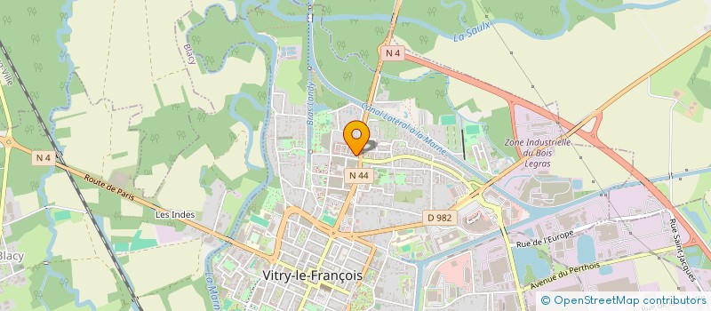 localisation de l'entreprise MONSIEUR ARTHUR DIONOT  VITRY-LE-FRANCOIS