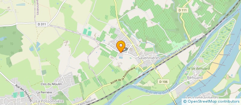 localisation de l'entreprise MONSIEUR ARTHUR DOLET  SAVENNIERES