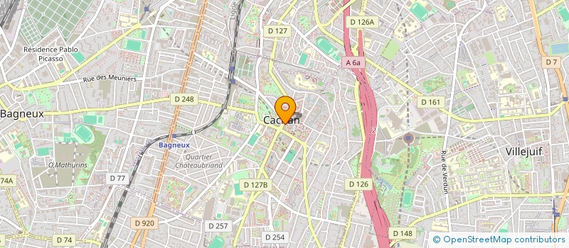 localisation de l'entreprise MONSIEUR ARTHUR DRAGON  CACHAN