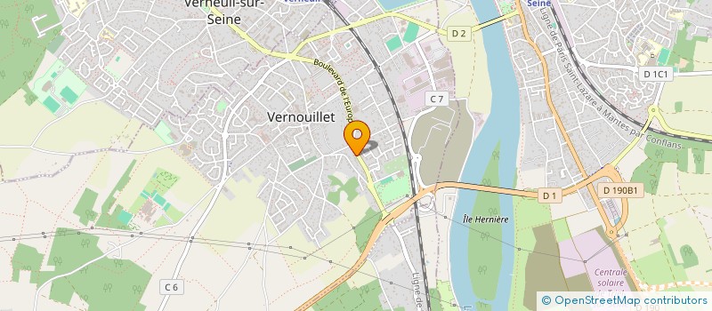 localisation de l'entreprise MONSIEUR ARTHUR DRIE à VERNOUILLET