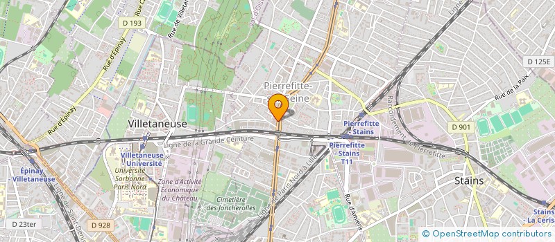 localisation de l'entreprise MONSIEUR ARTHUR DRUENNE à PIERREFITTE-SUR-SEINE