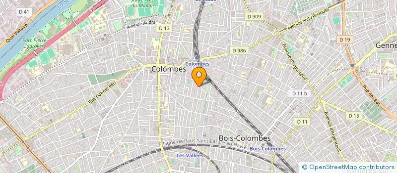 localisation de l'entreprise MONSIEUR ARTHUR DU PELOUX à COLOMBES
