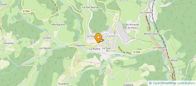 localisation de l'entreprise MONSIEUR ARTHUR DUFRESNE à GRANDRIS