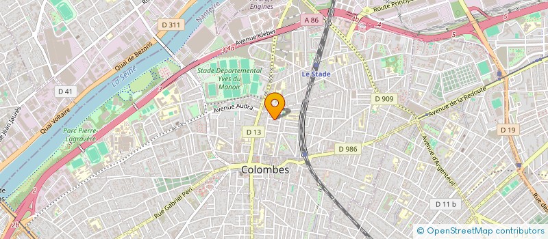 localisation de l'entreprise MONSIEUR ARTHUR DUPONT à COLOMBES